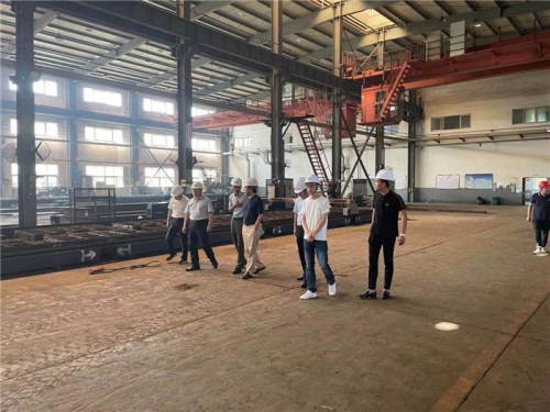 【管理纵横】杭州建工集团董事长张汉文一行赴所属钢结构公司诸暨加工基地调研指导
